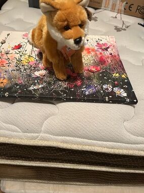 Plush Fox Stuffed Animal - Soft Tan and Cream Cuddly Toy